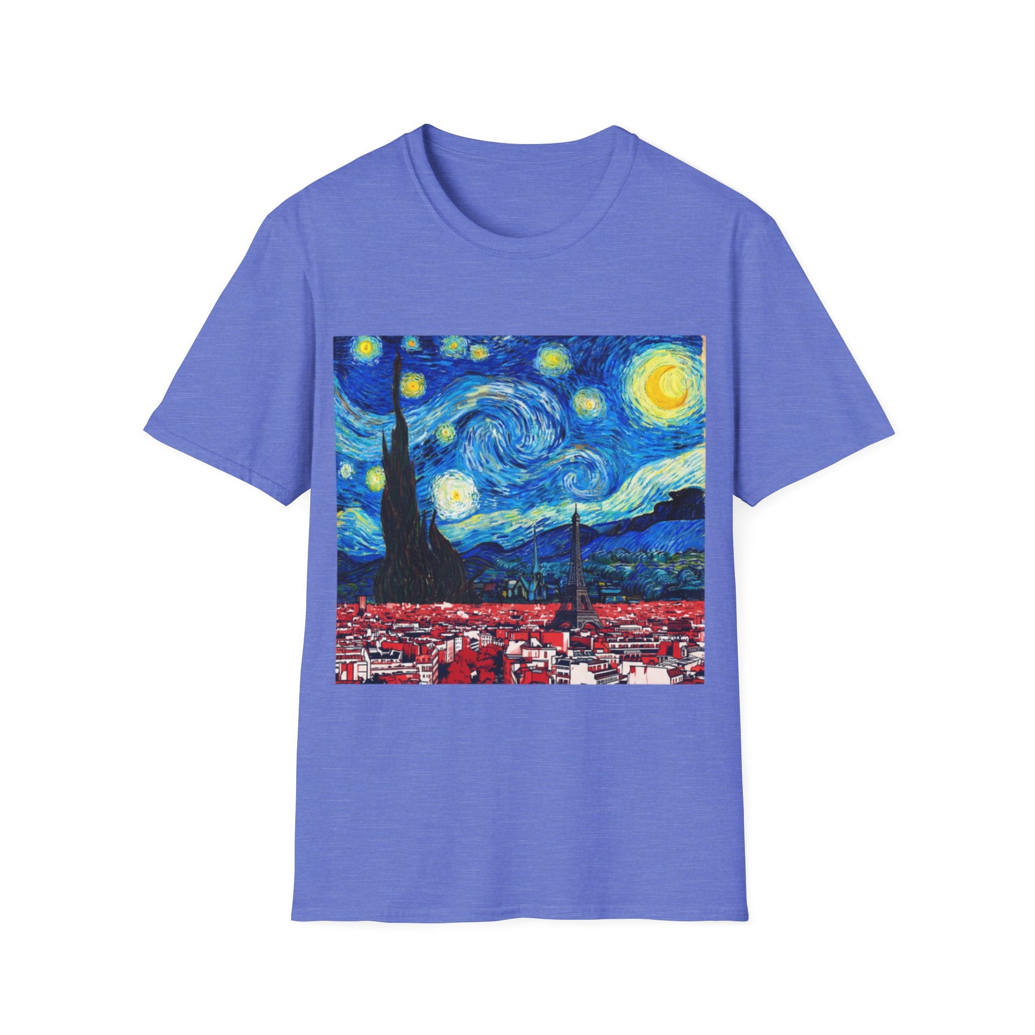 Starry Night Cityscape T-Shirt