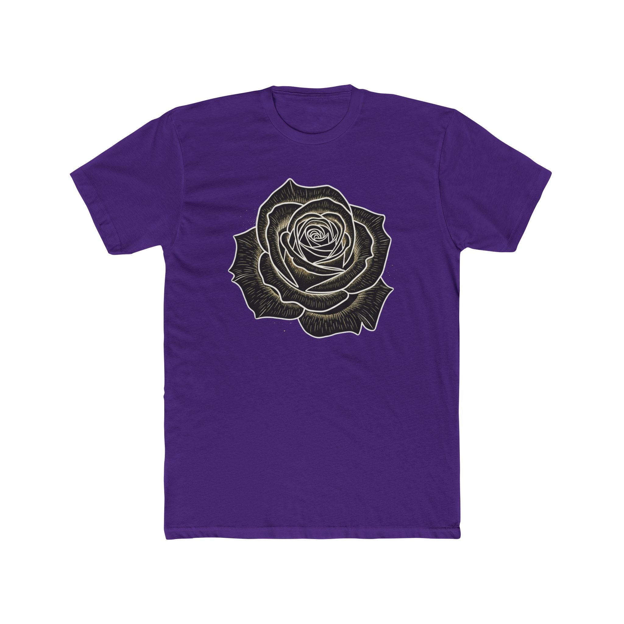"The Rose Elegance" - T-shirt Artistique