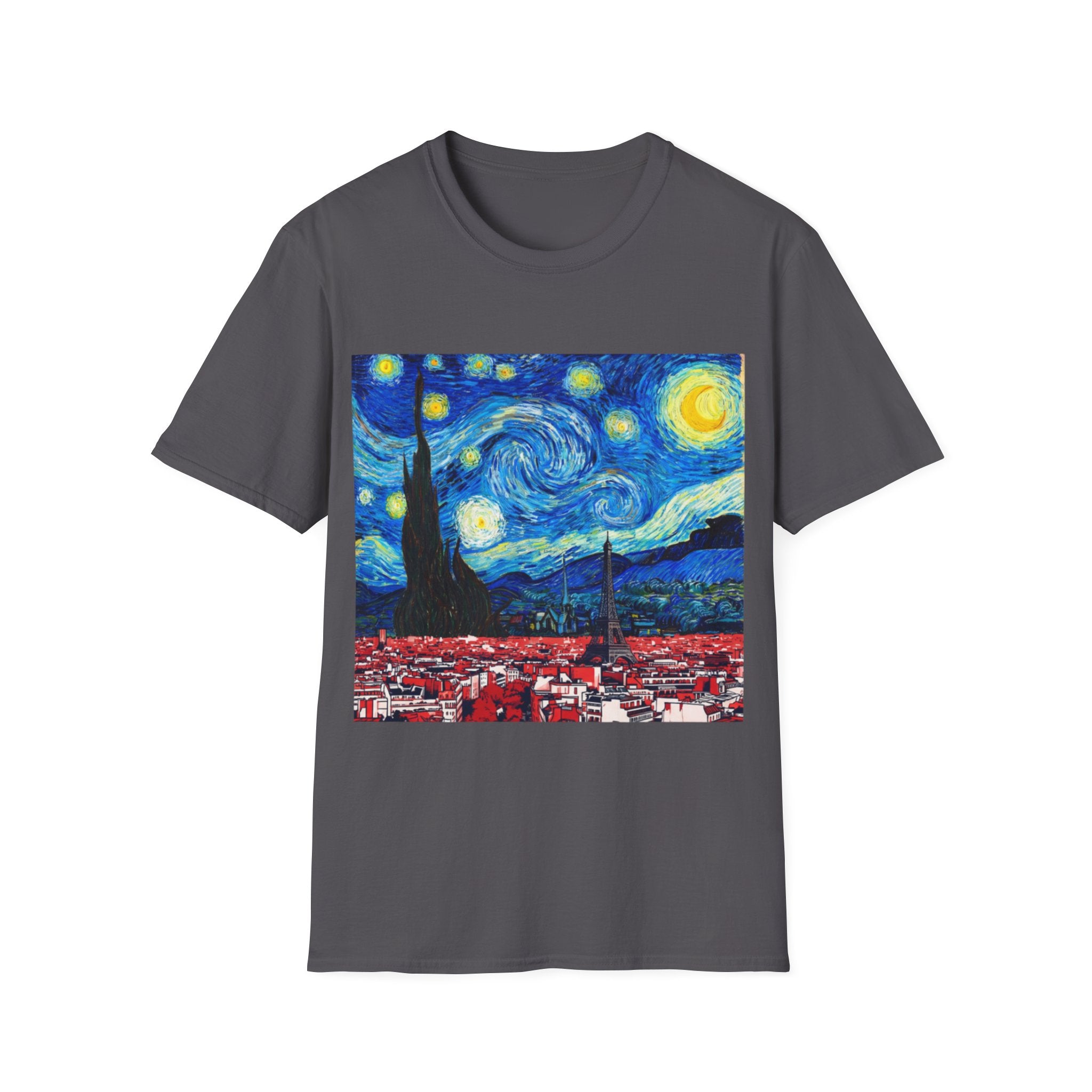 Starry Night Cityscape T-Shirt