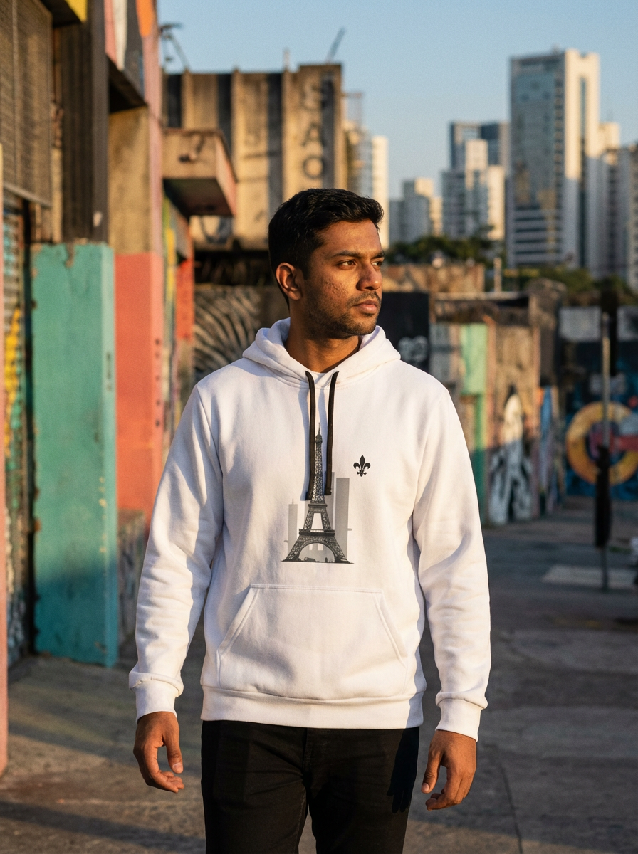 "Eiffel Paris" - Urban Hoodie