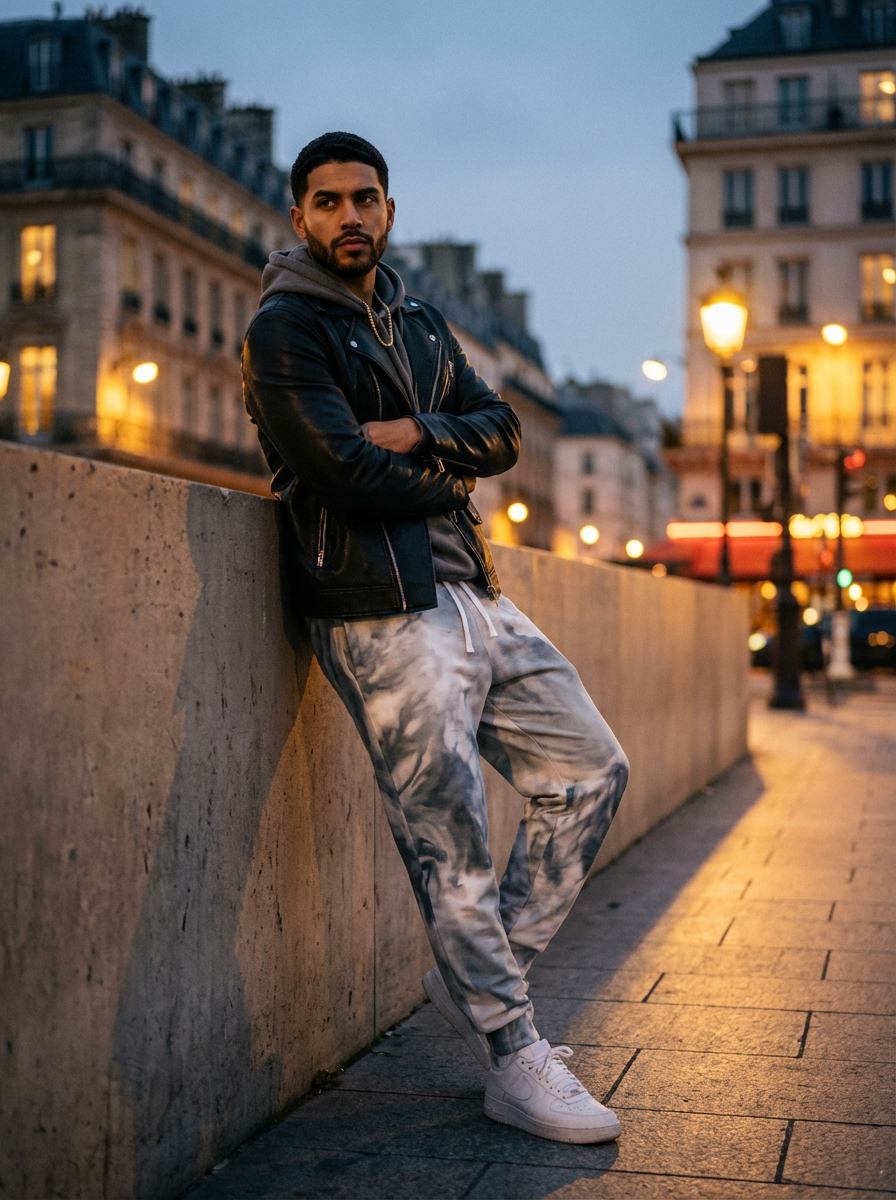 "L'Écho de la Pierre" - Athletic Joggers