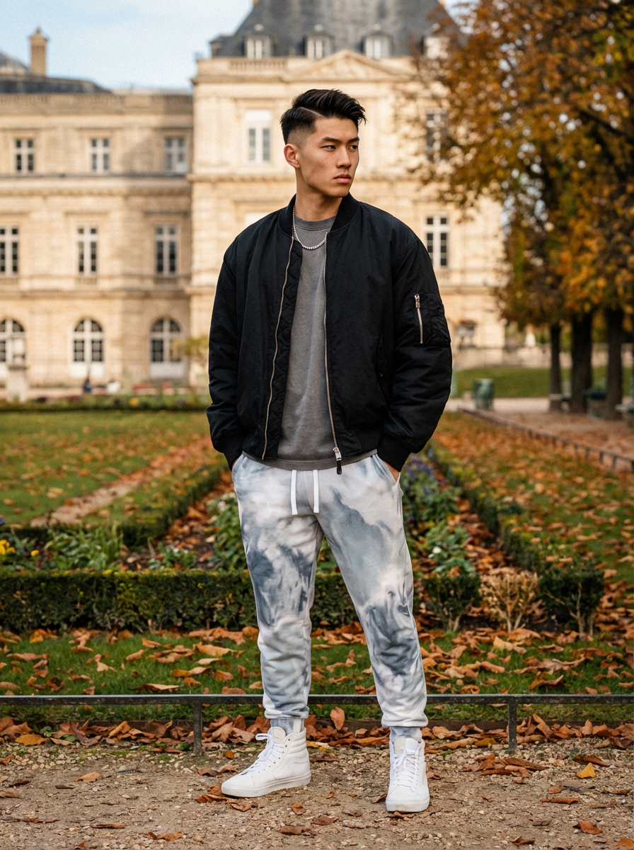 "L'Écho de la Pierre" - Athletic Joggers