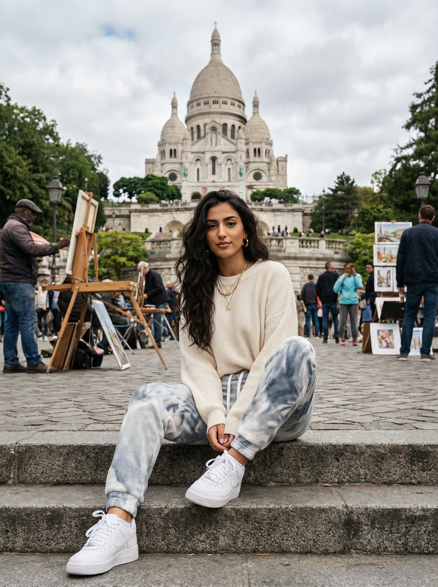 "L'Écho de la Pierre" - Athletic Joggers