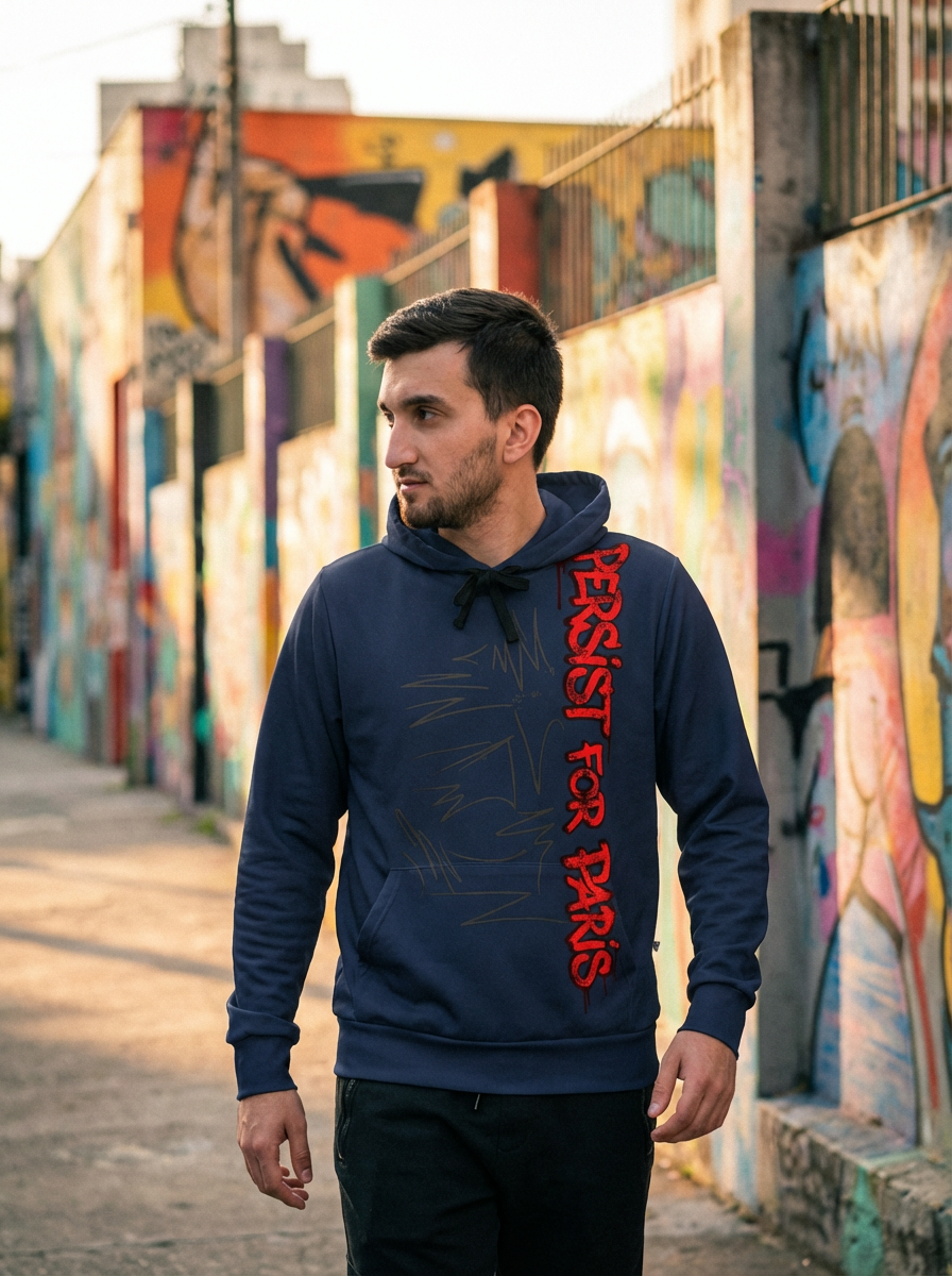 Paris Athletic Hoodie — Motivational Vertical