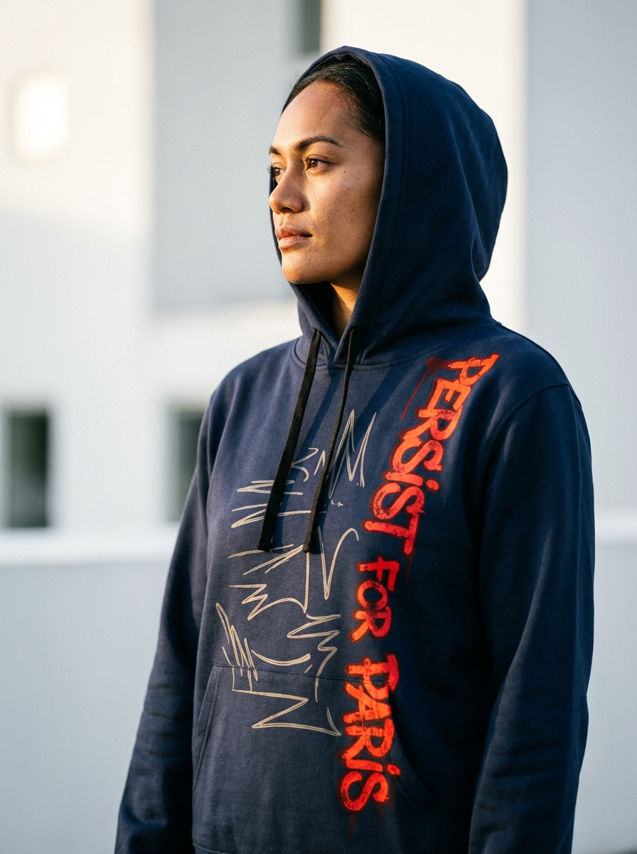Paris Athletic Hoodie — Motivational Vertical