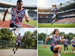 T-shirt The Kinetic Paris: Tricolor Fragmentation