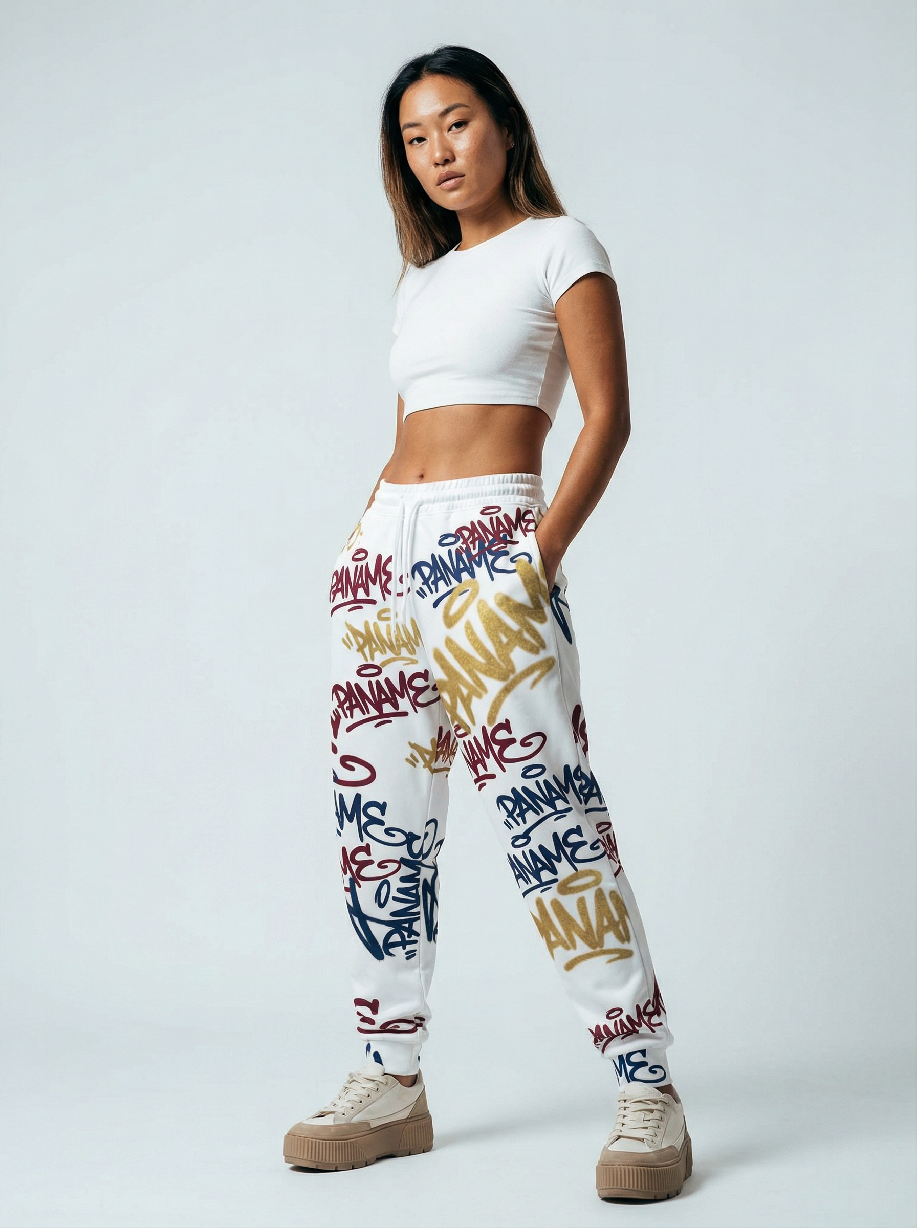 Joggers PARIS Urban blanc