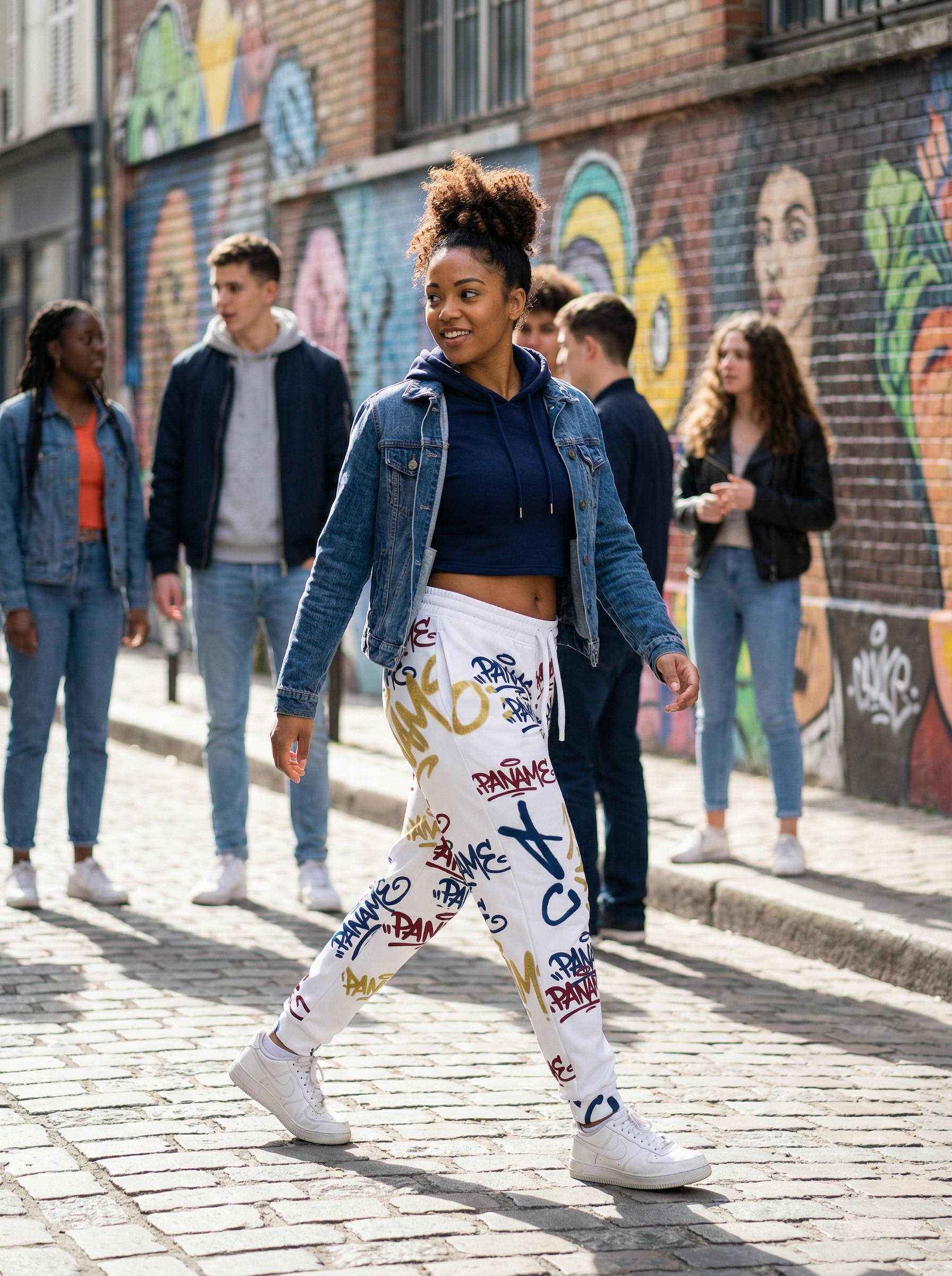 Joggers PARIS Urban blanc