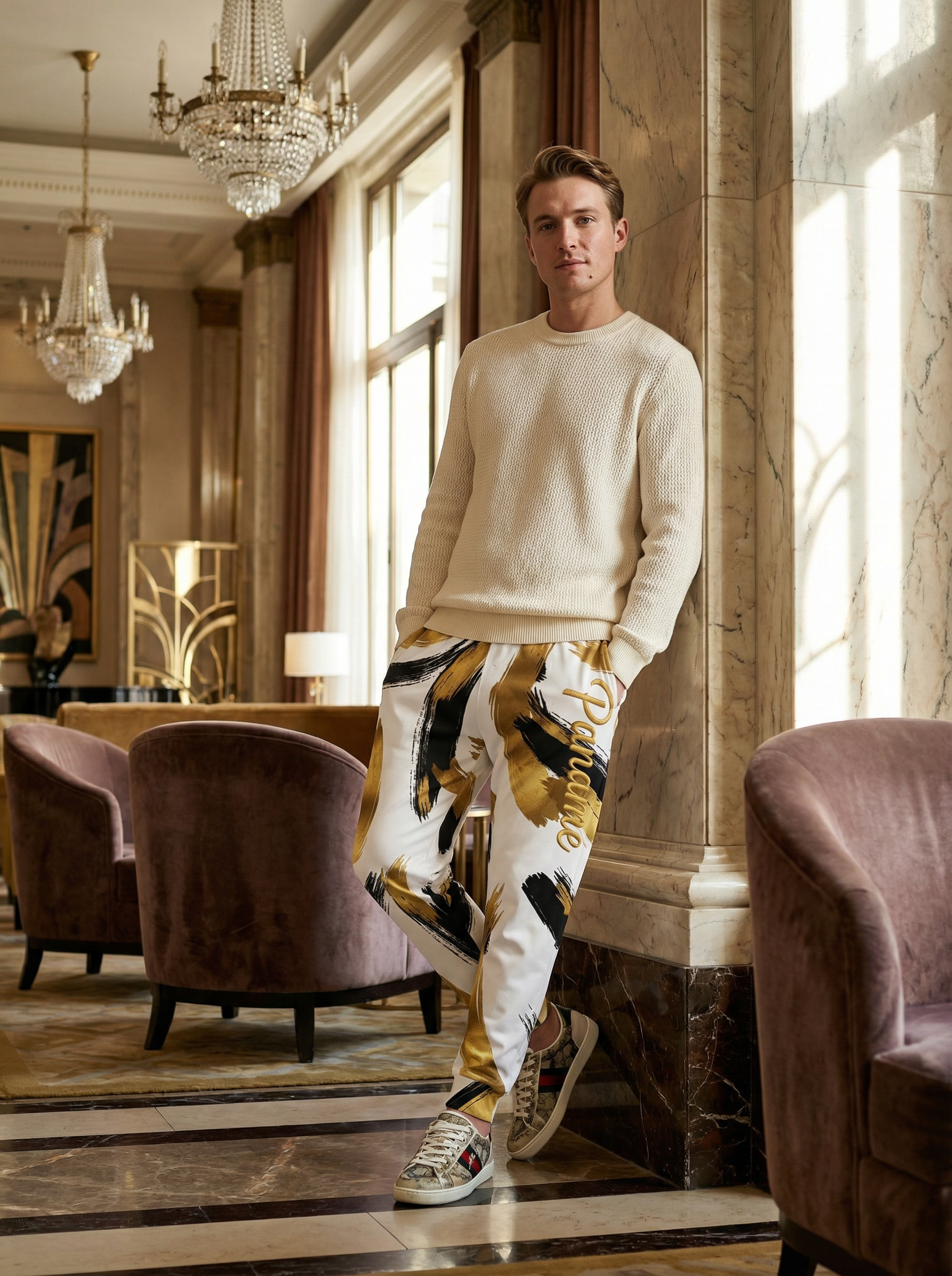 "The Gold Black" - Joggers PARIS Luxury