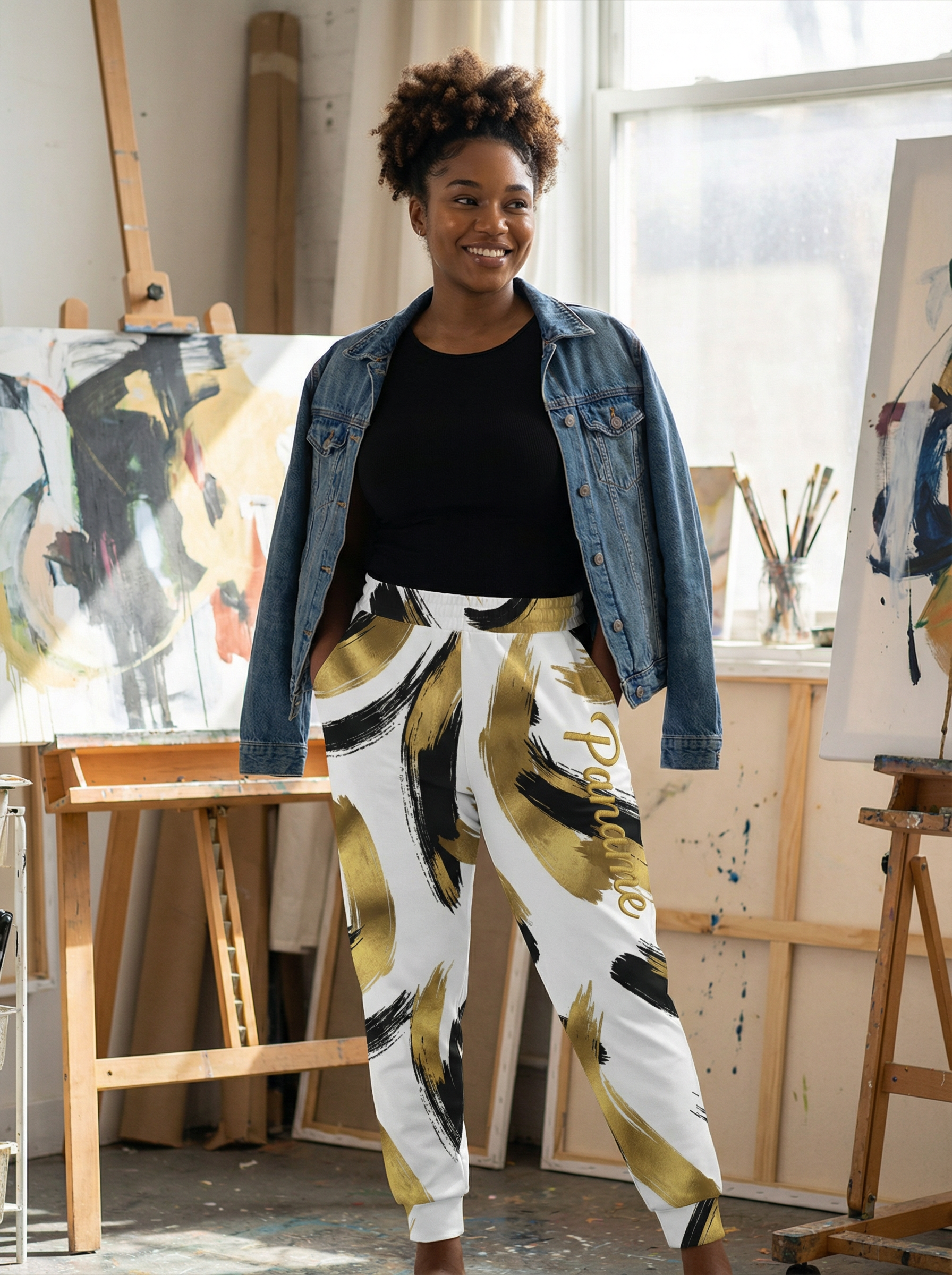 "The Gold Black" - Joggers PARIS Luxury