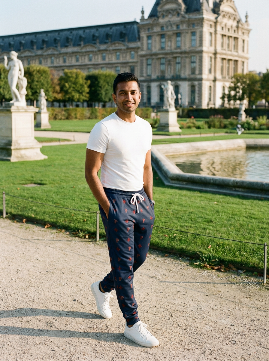 "The Blue Lys" - Joggers PARIS Royal