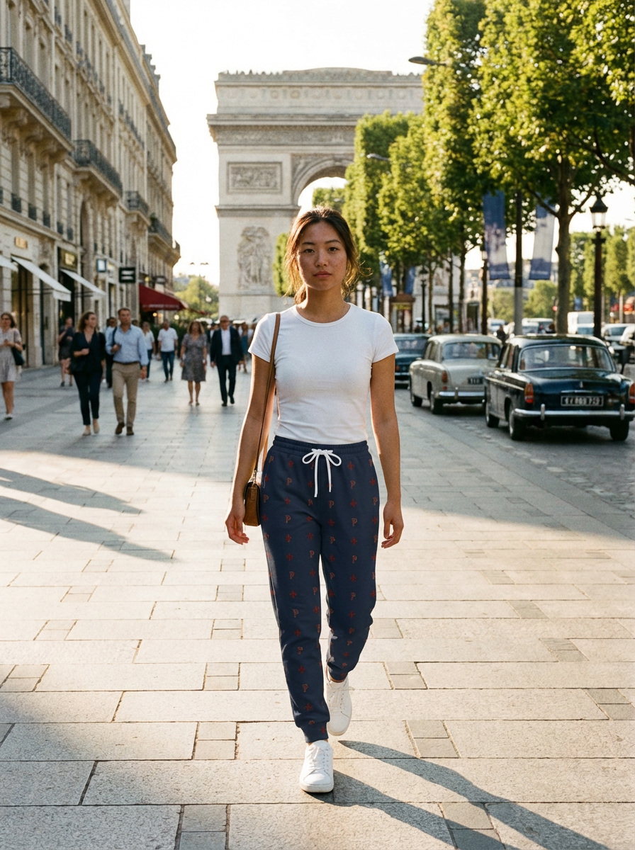 "The Blue Lys" - Joggers PARIS Royal