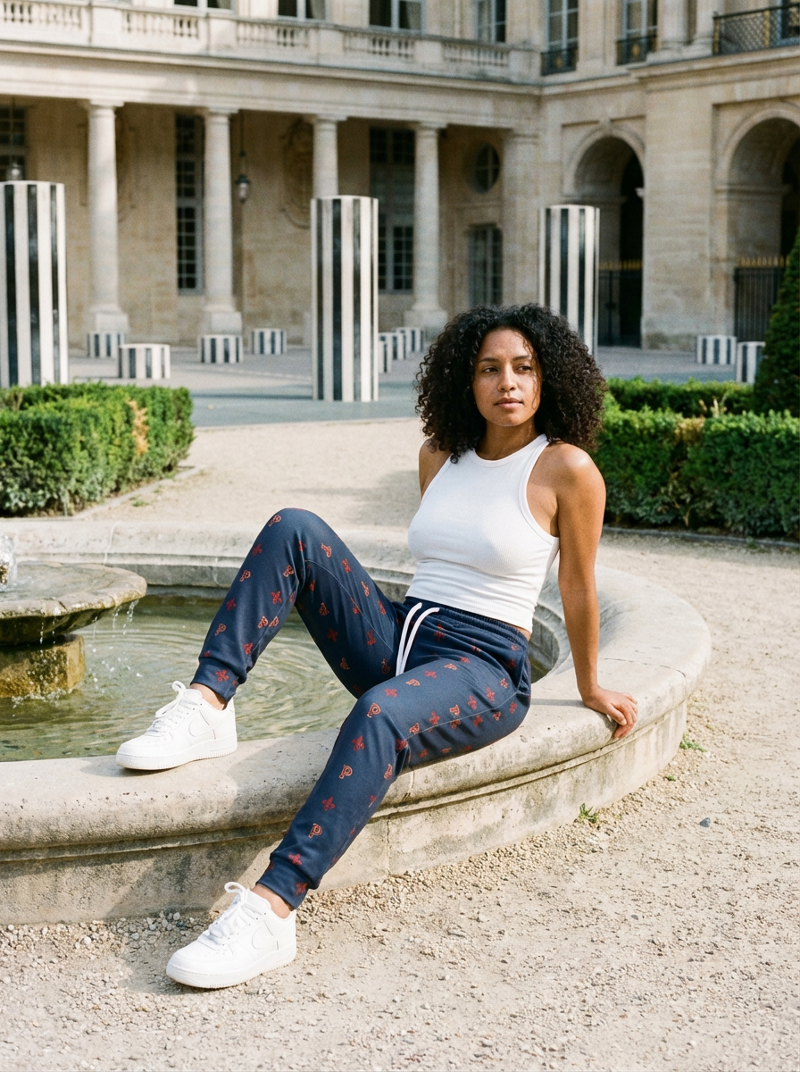 "The Blue Lys" - Joggers PARIS Royal