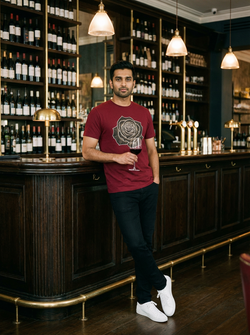 "The Rose Elegance" - T-shirt Artistique