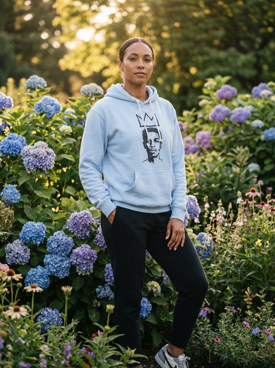 KING CROWN Portrait Hoodie