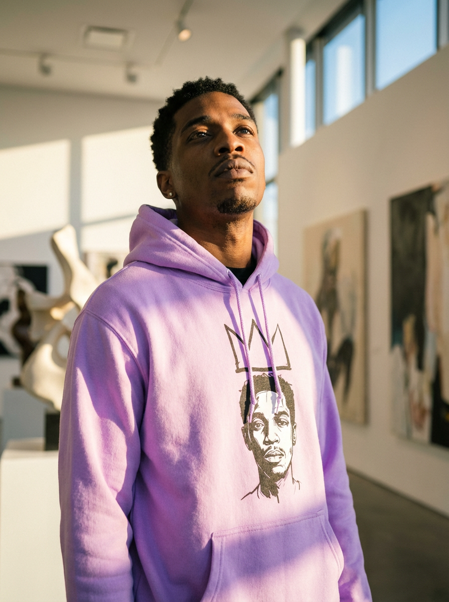 KING CROWN Portrait Hoodie