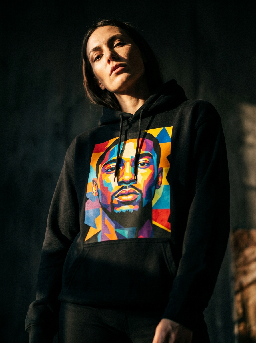 GEOPOP Portrait Hoodie