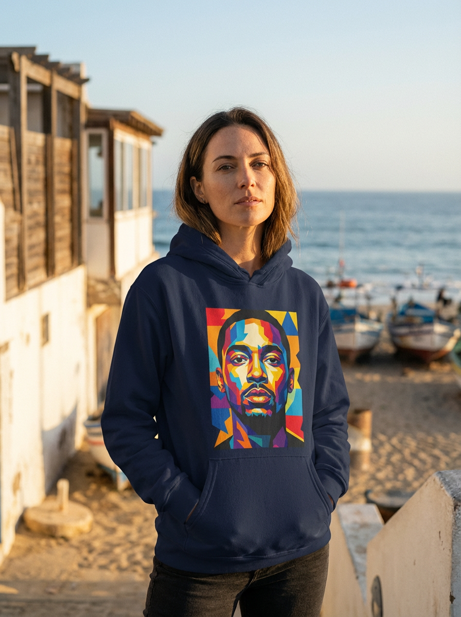 GEOPOP Portrait Hoodie