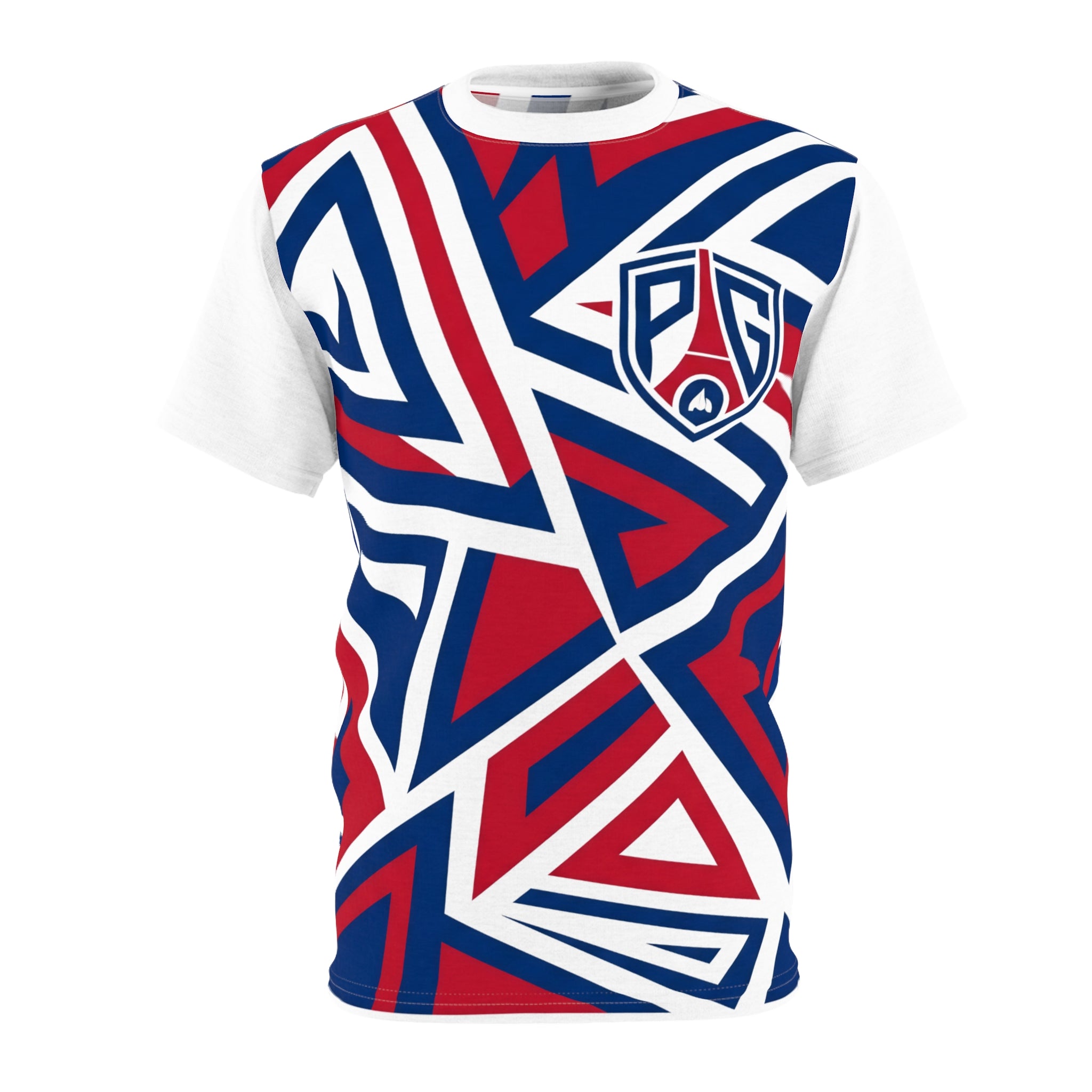 T-shirt The Kinetic Paris: Tricolor Fragmentation