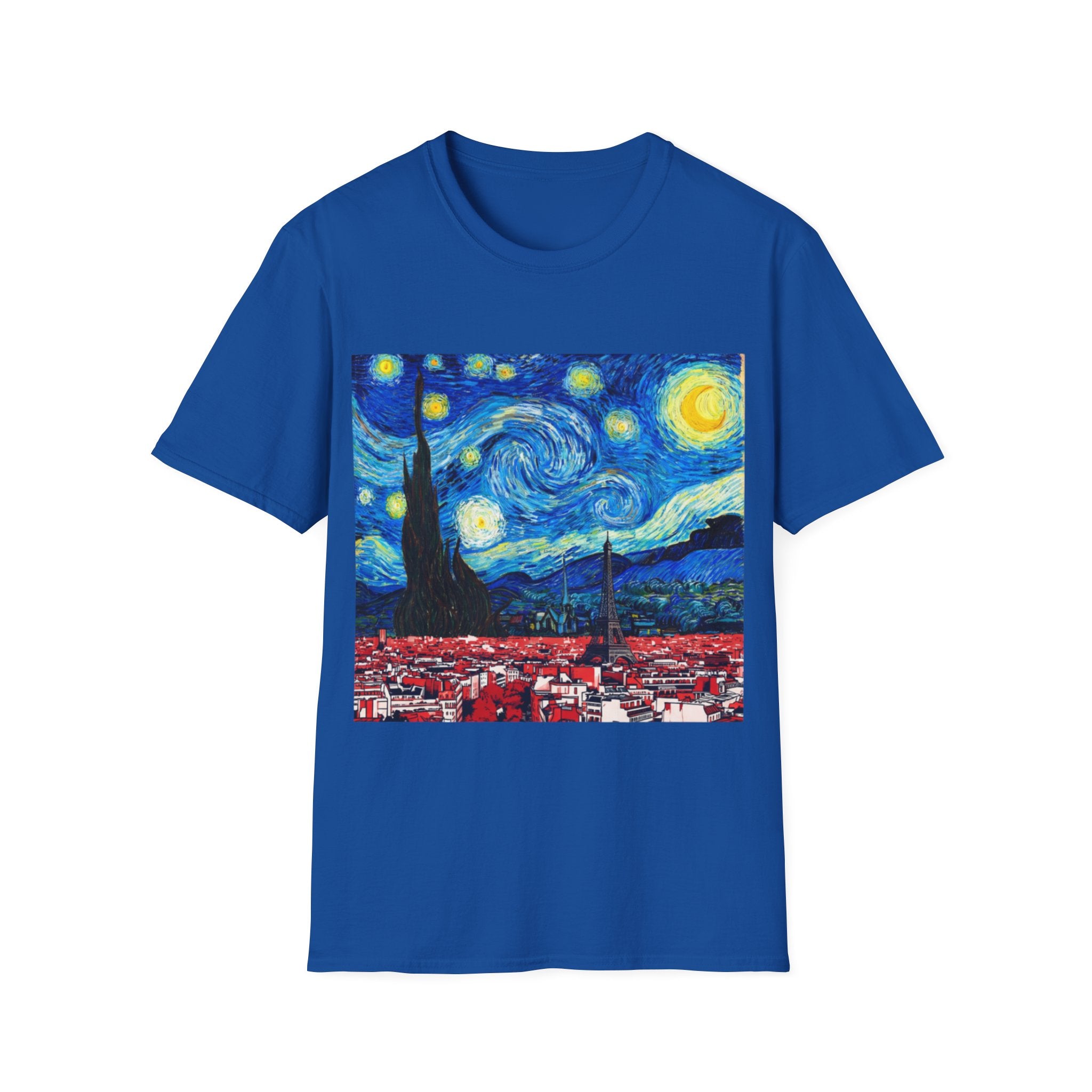 Starry Night Cityscape T-Shirt