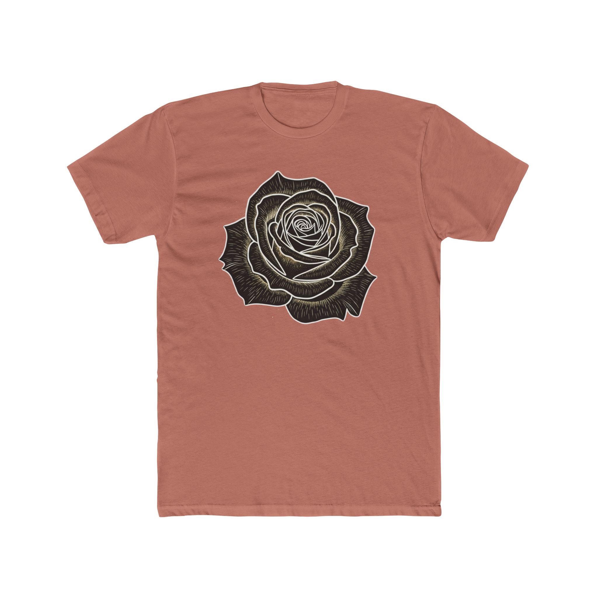 "The Rose Elegance" - T-shirt Artistique