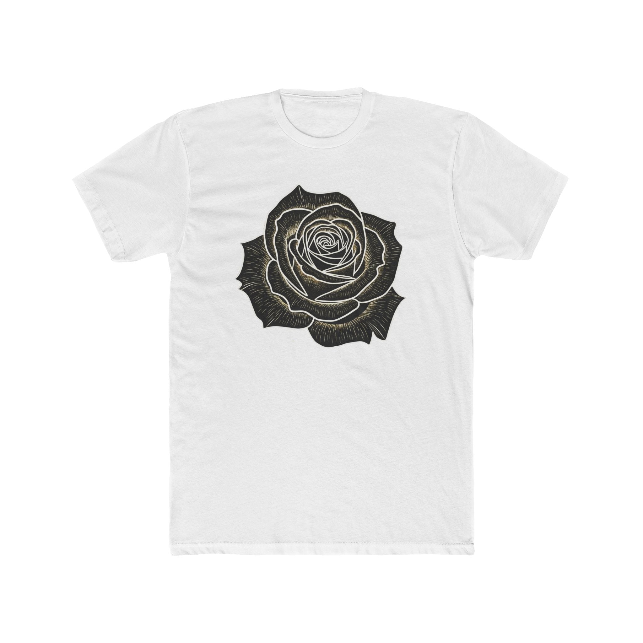 "The Rose Elegance" - T-shirt Artistique
