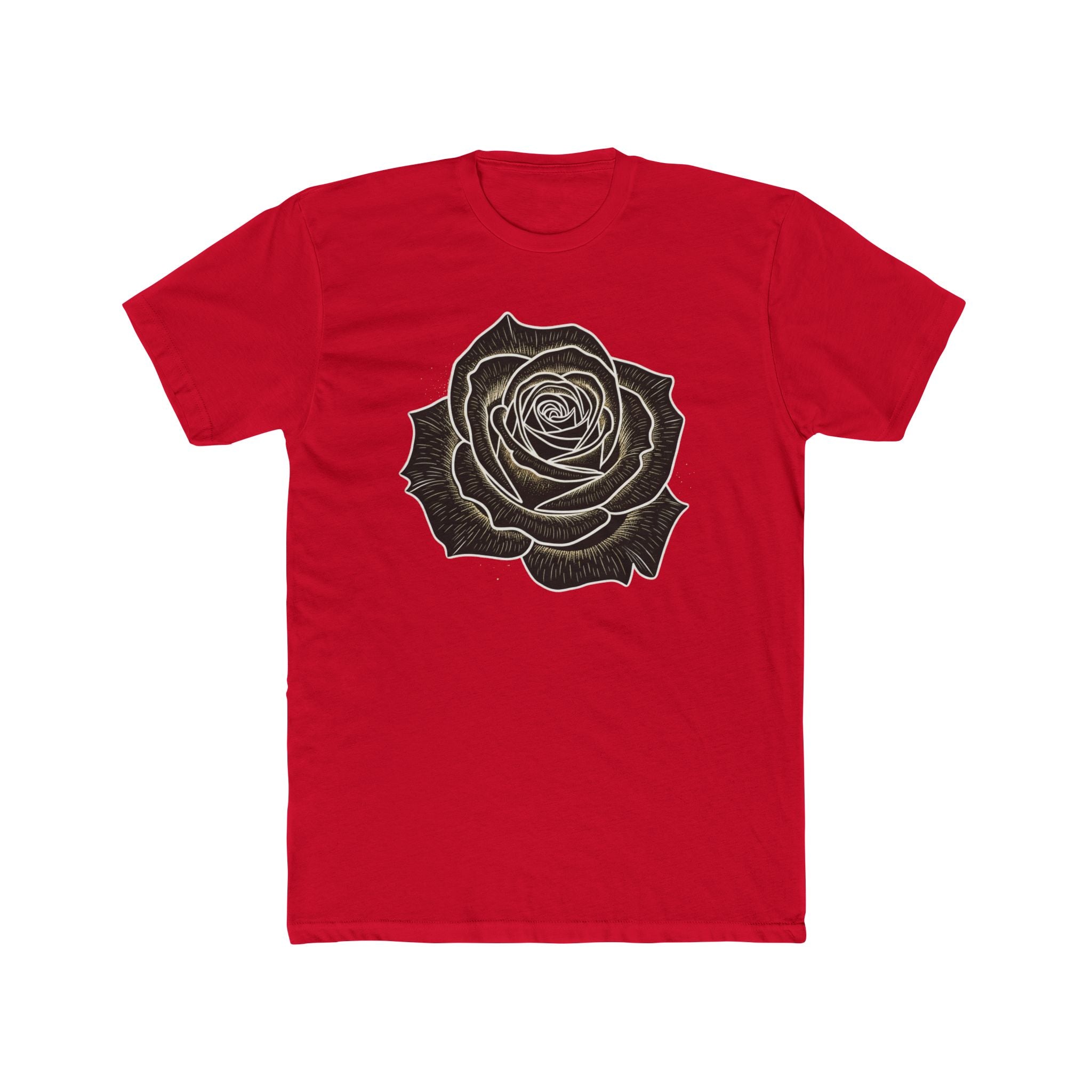 "The Rose Elegance" - T-shirt Artistique